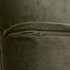 Almofada AUTOMNE bouclette verde caqui 45x45cm