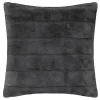 Almofada de pelo cinza escura 45x45cm