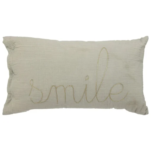 Almofada gaze verde smile 30x50cm