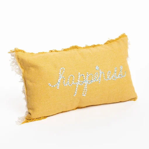 Almofada happiness HARBOR amarelo 30x50cm