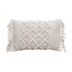 Almofada idylle FOLK macramé 30x50cm