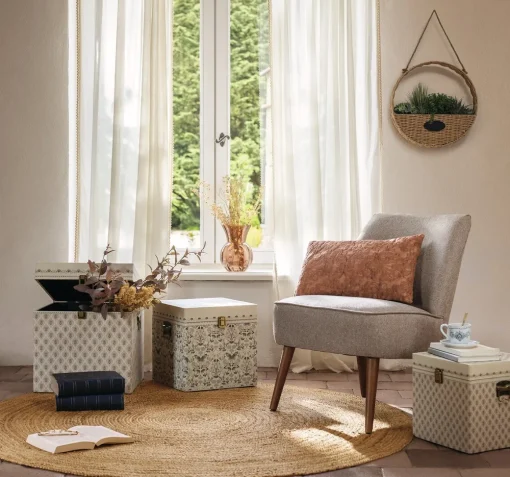 Almofada JACQUARD stonewash rosa velho 30x50cm