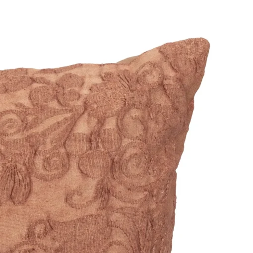 Almofada JACQUARD stonewash rosa velho 30x50cm