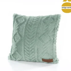Almofada lagoon LITTLE COTTAGE com patch 40x40cm