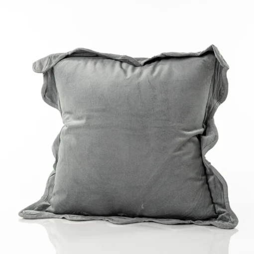 Almofada LITTLE COTTAGE azul com folho 45x45cm