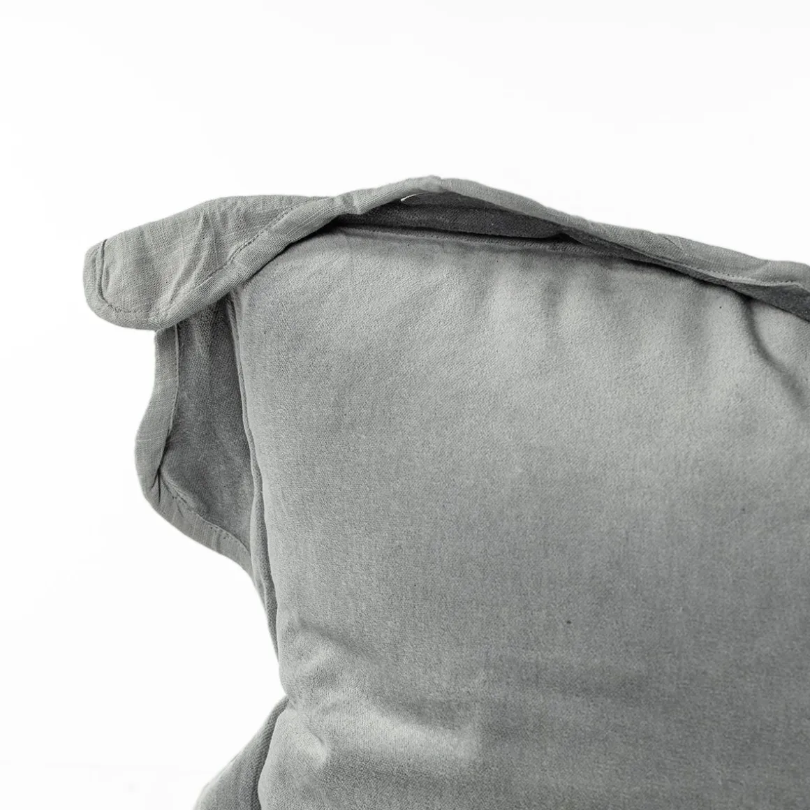 Almofada LITTLE COTTAGE azul com folho 45x45cm