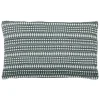Almofada MICAH JACQUARD azul e cru 30x50cm