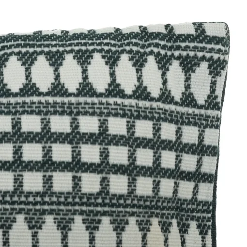 Almofada MICAH JACQUARD azul e cru 30x50cm