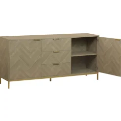 Aparador CHEVRON bege em mdf