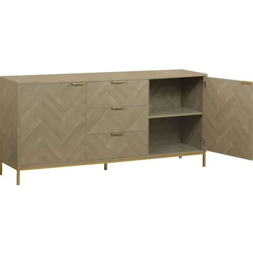 Aparador CHEVRON bege em mdf