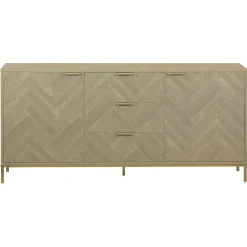 Aparador CHEVRON bege em mdf