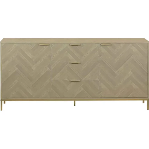 Aparador CHEVRON bege em mdf