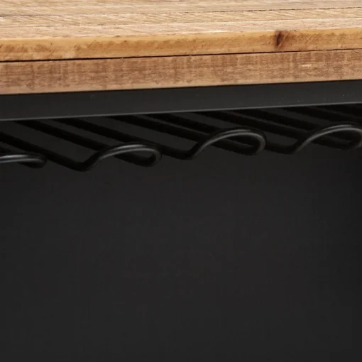 Aparador CIERNA preto 85x42,5x140cm