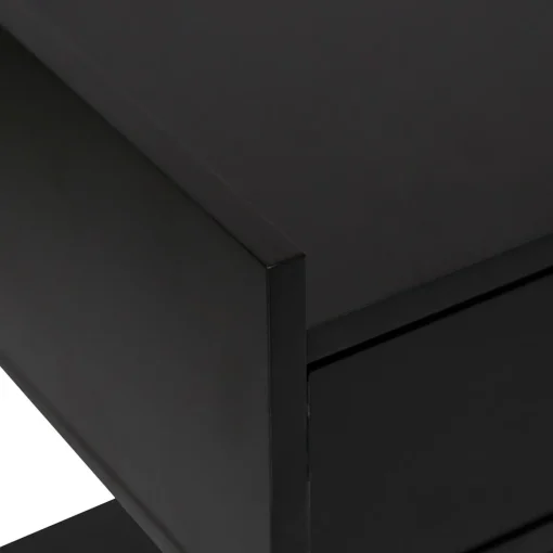 Aparador com 2 portas TEDY preto