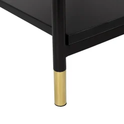 Aparador com 2 portas TEDY preto