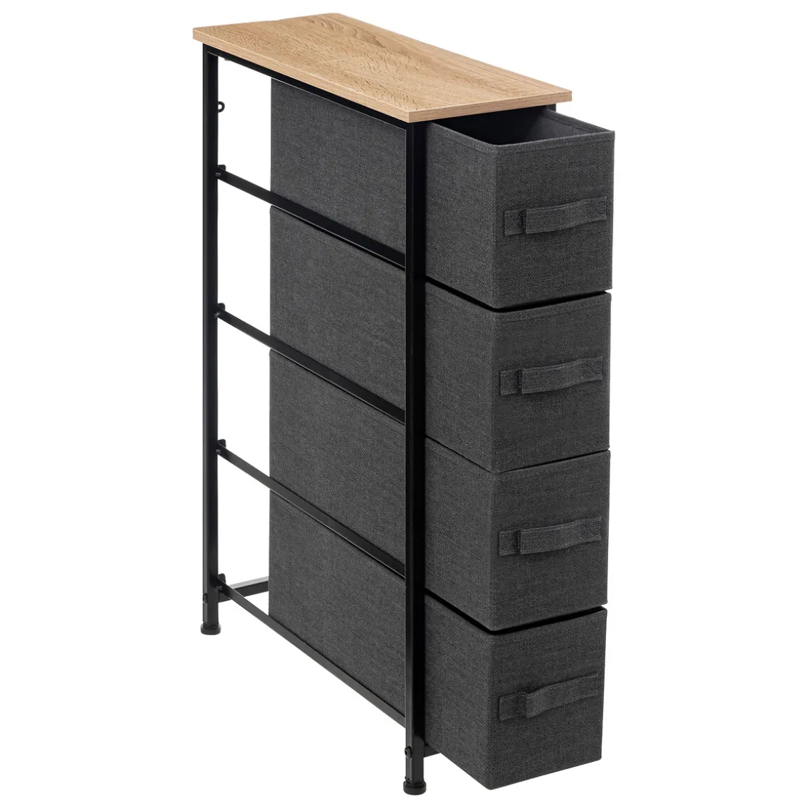 Armário de arrumação TISSA cinza escuro 75cm