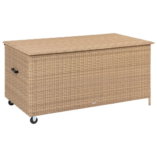 Baú arrumação BAYANA castanho em rattan sintético