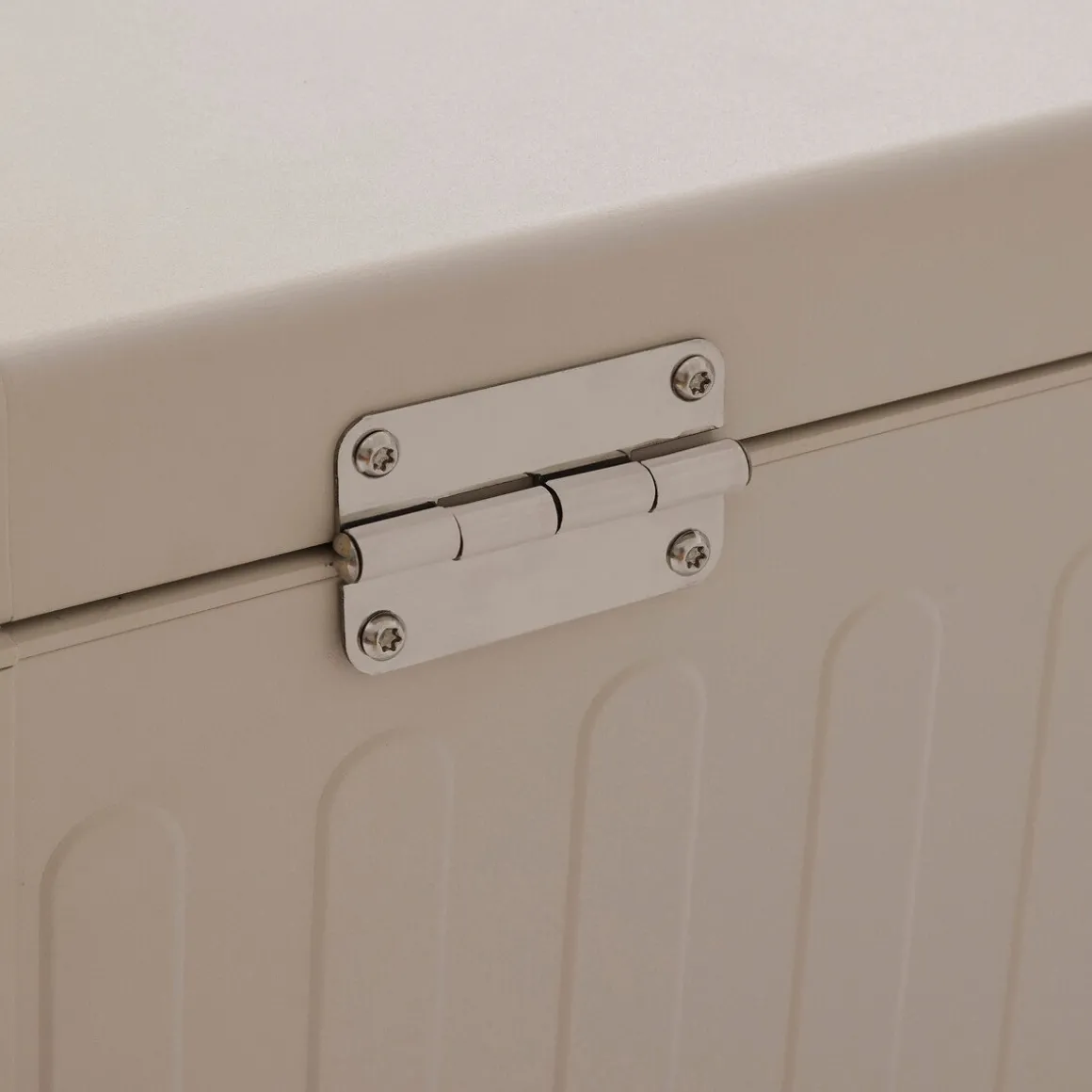 Baú arrumação EDENIO aço cor argile