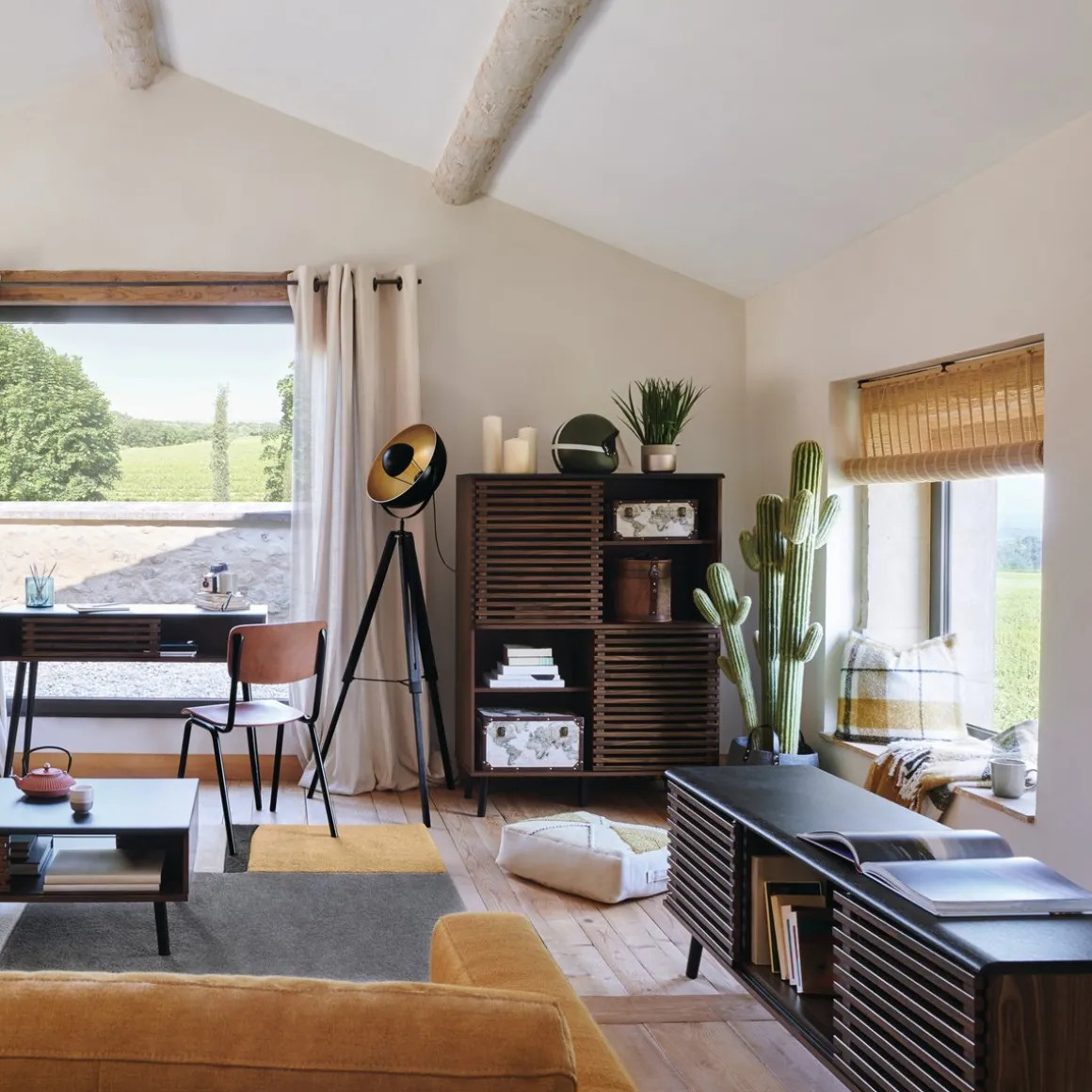 Baú decoração mundo ANZO 25x49cm