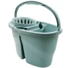 Balde com espremedor STONEBLUE com divisória 16l