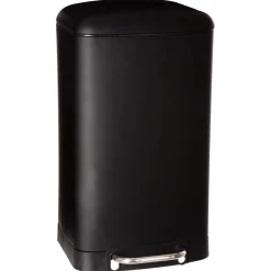 Balde do lixo ARIANE preto em metal 30l