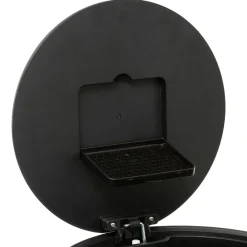 Balde do lixo DELTA prateado em metal 30l