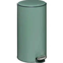 Balde do lixo DELTA verde em metal 30l