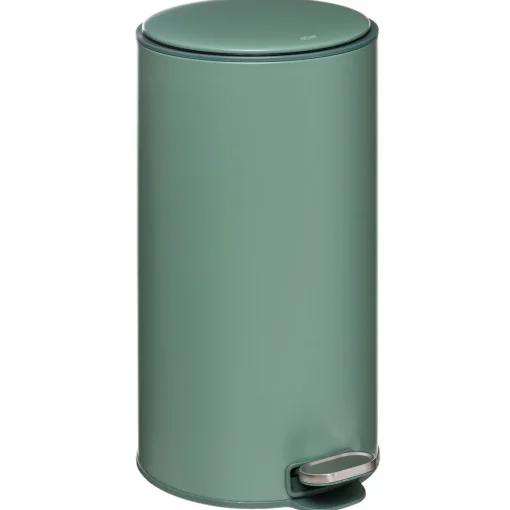 Balde do lixo DELTA verde em metal 30l
