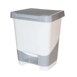 Balde do lixo 20l branco com pedal
