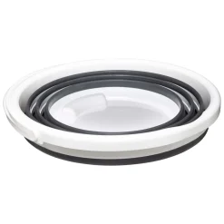 Balde empilhável com RISCAS cinza 10l