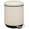 Balde wc com pedal e sistema soft close DUO bege 5l