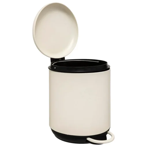 Balde wc com pedal e sistema soft close DUO bege 5l