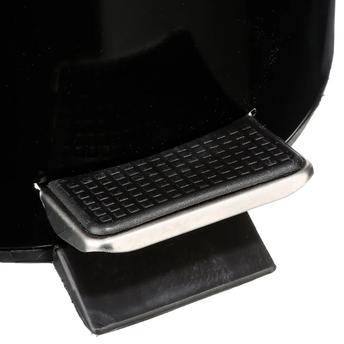 Balde wc preto metal 3l