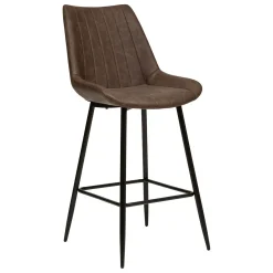 Banco de bar OLWEN castanho 50x58x106,5cm
