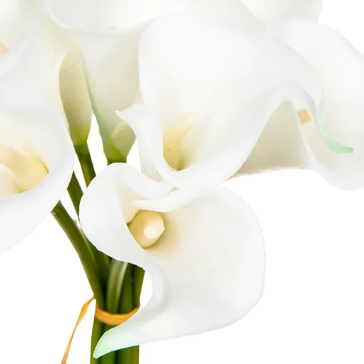 Bouquet com 8 jarros brancos