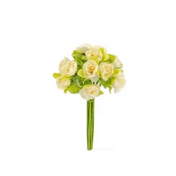 Bouquet de 15 camélias amarelas