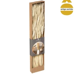 Bouquet de flores secas bege 60cm