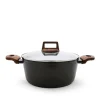 Caçarola com tampa vidro OSLO 24cm