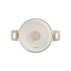 Caçarola HERA antiaderente com tampa de vidro temperado 28cm