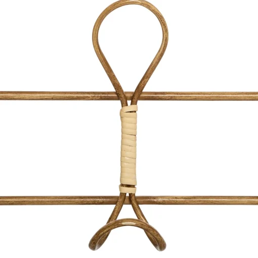 Cabide de parede dourado