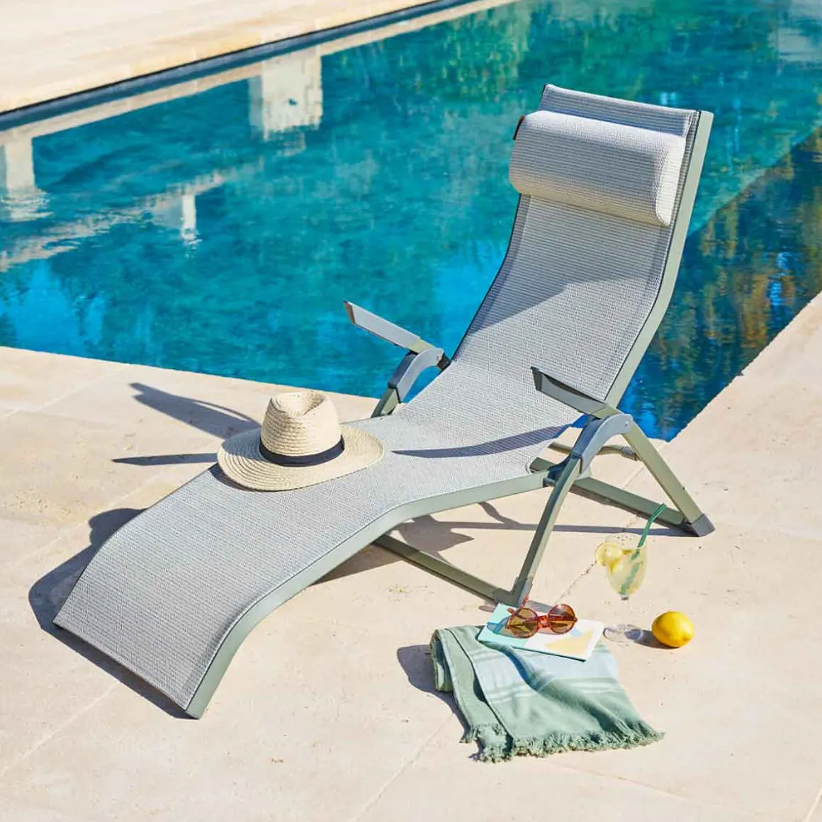 Cadeira dobrável DECIMA verde