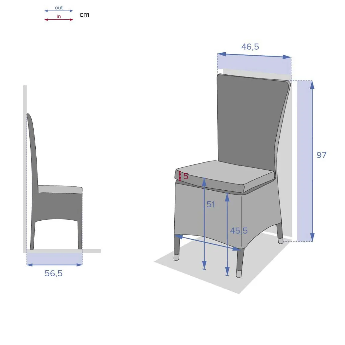 Cadeira MOORÉA em rattan