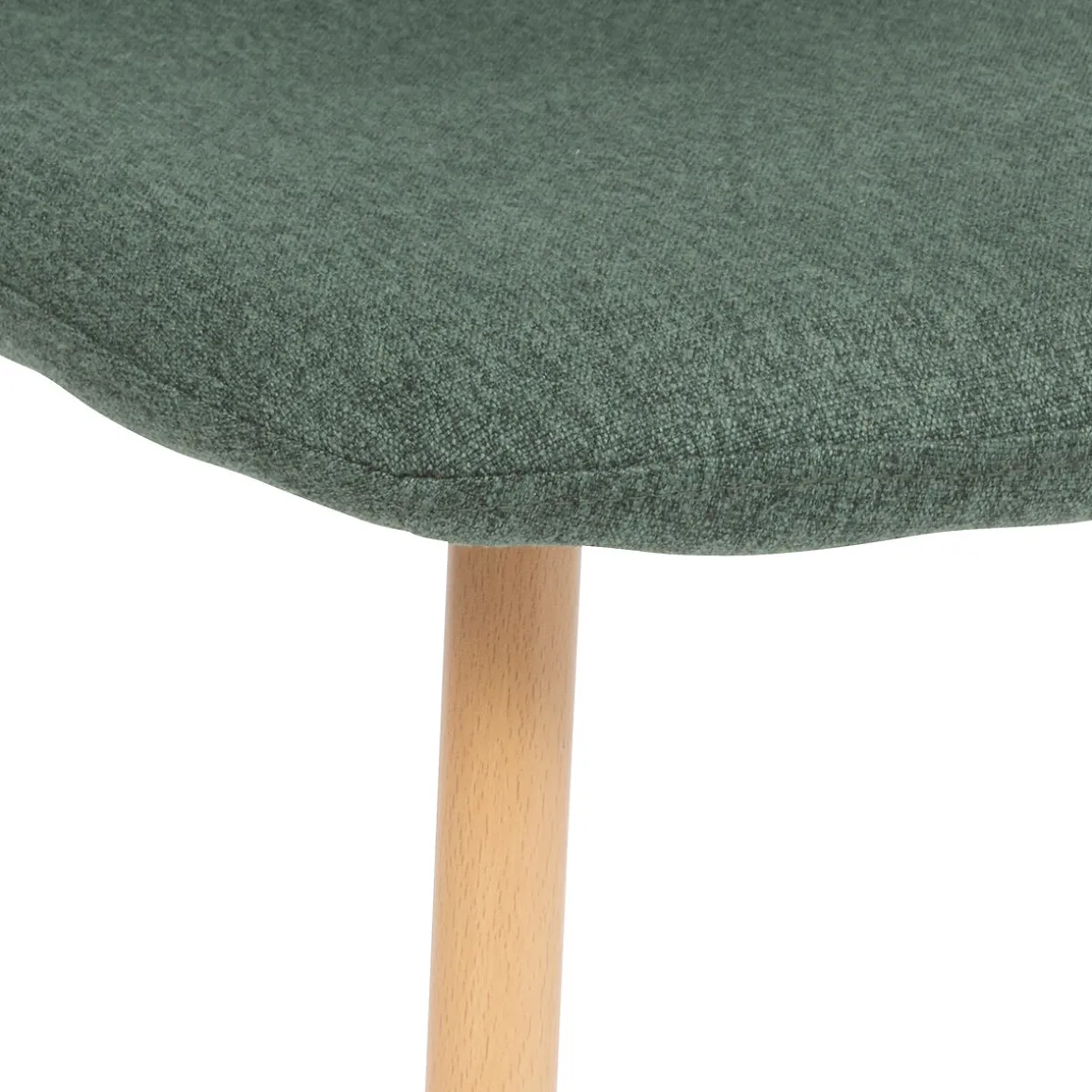 Cadeira ROKA verde de tecido