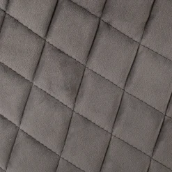 Cadeirão MARLO cinza escuro em veludo