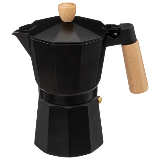 Cafeteira italiana preta
