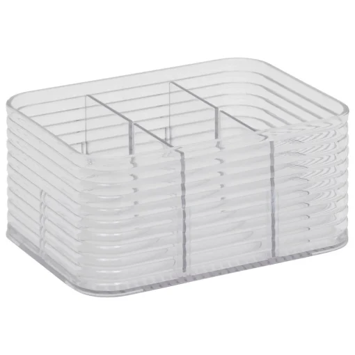 Caixa de arrrumação com 6 compartimentos 9x15,3x11,3cm