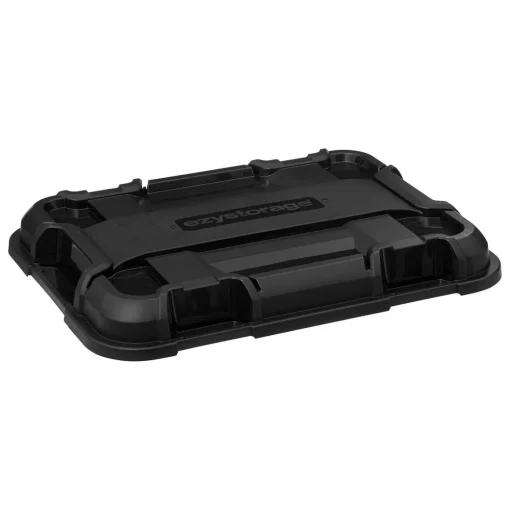 Caixa de arrumação preta 160l