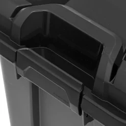 Caixa de arrumação preta 55l