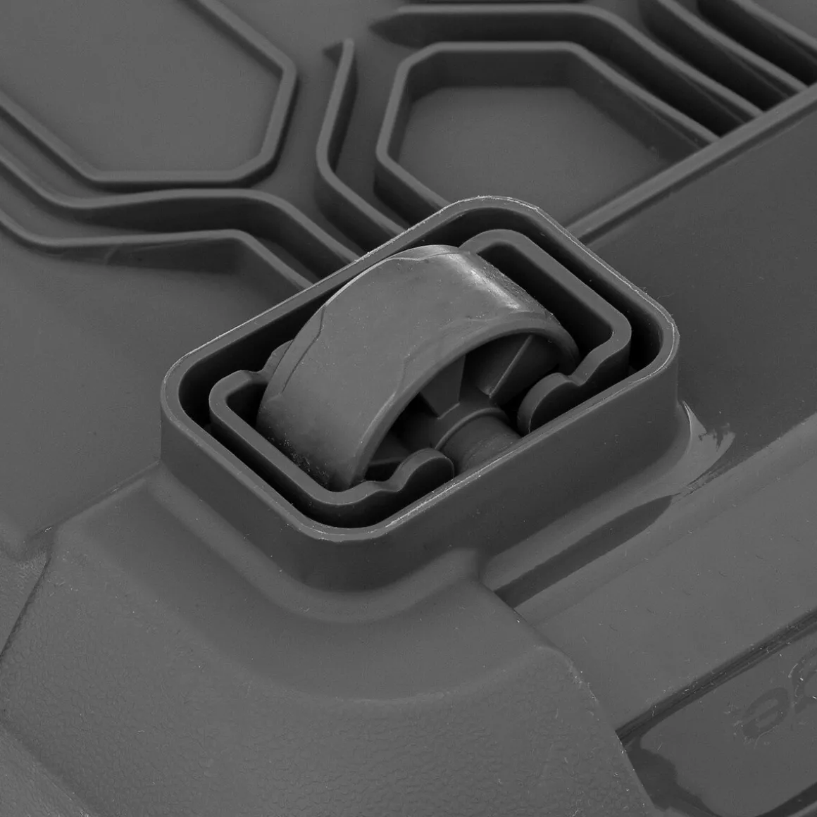 Caixa de arrumação preta 55l