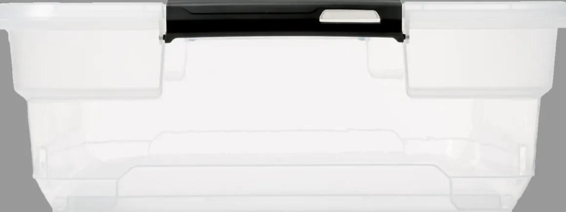 Caixa de arrumação SOLUTIONS transparente 38l